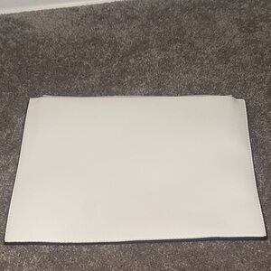 White Leather Ann Taylor Clutch